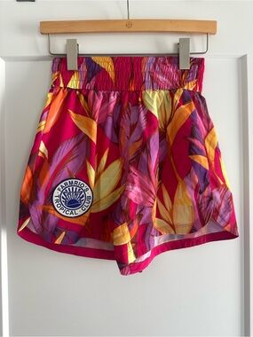 FARM Rio x Adidas Pacer Shorts NWOT